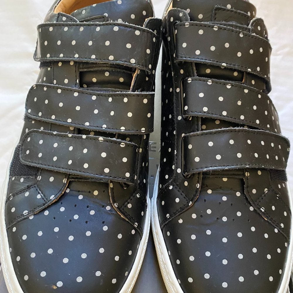 GREATS X NICK WOOSTER - The Royale Nero Polka Dot Sneakers - Black - MEN 10